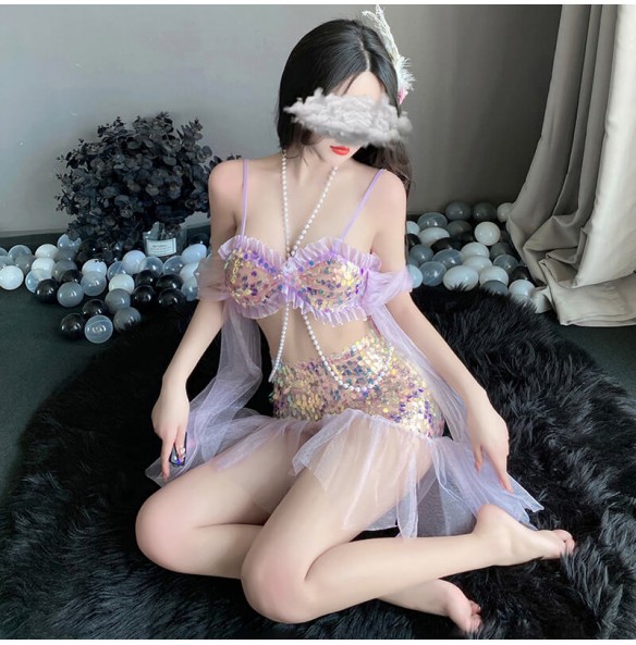 FEE ET MOI - Fantasy Mermaid Princess Dress (Purple) FEE ET MOI - Fantasy Mermaid Princess Dress (Purple)
